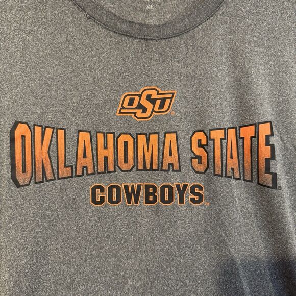Colosseum Oklahoma State Cowboys XL T-Shirt Gray Mens Fan Apparel NCAA OSU Tee - Picture 2 of 8